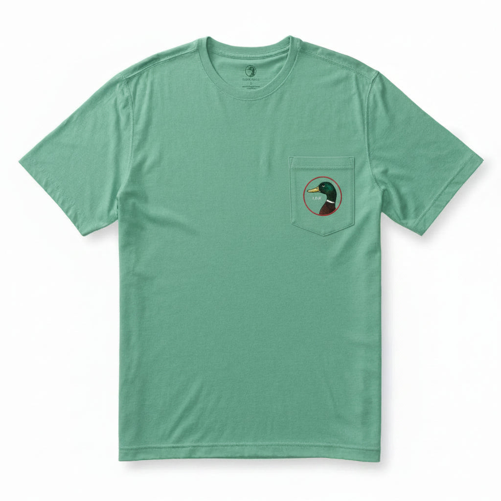 Duck Head Logo Short Sleeve T-Shirt - Aspen Green Heather