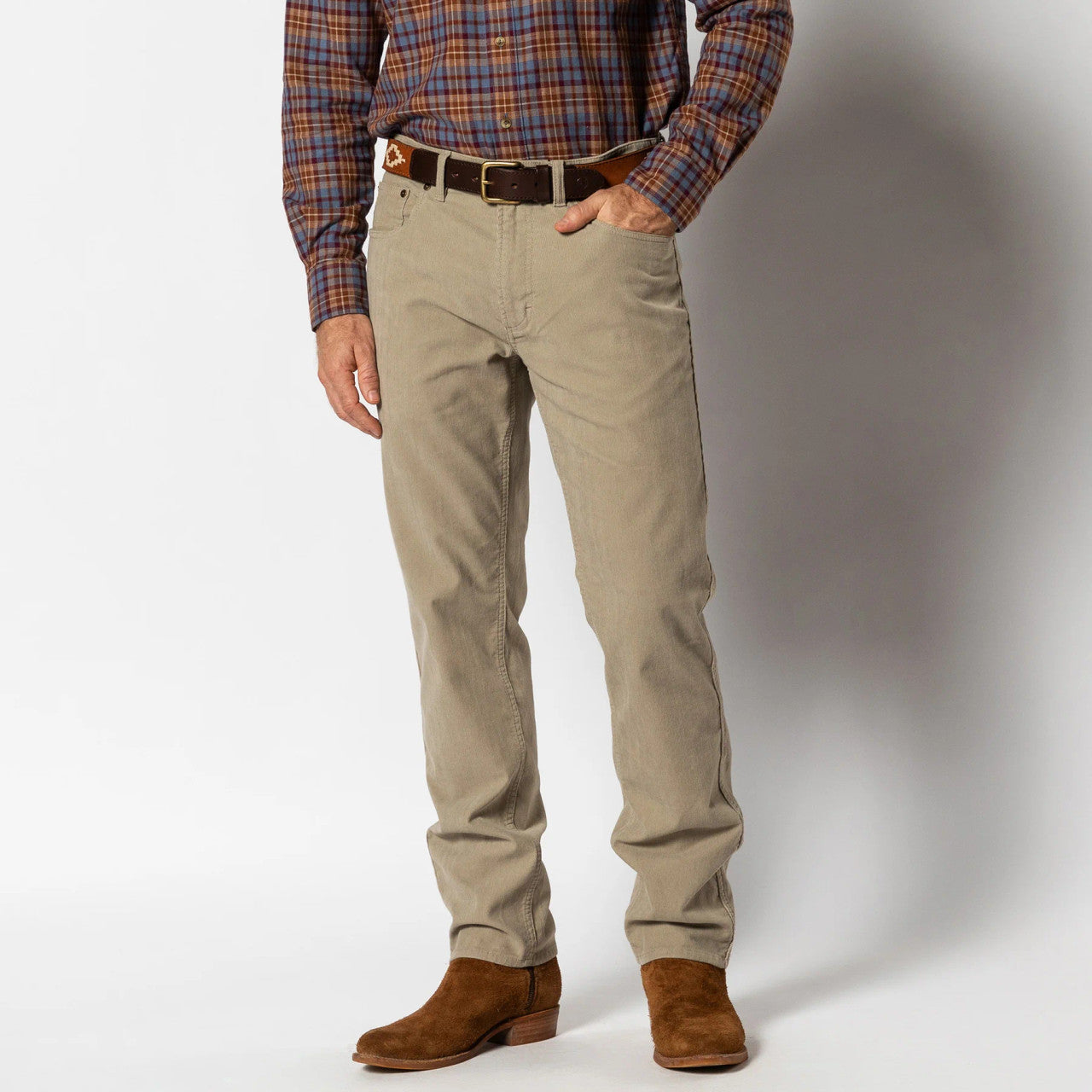 Duck Head Men's Holston Corduroy Five-Pocket Pants - Khaki