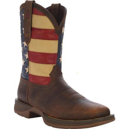 Durango Patriotic Pull on Western Flag Boots