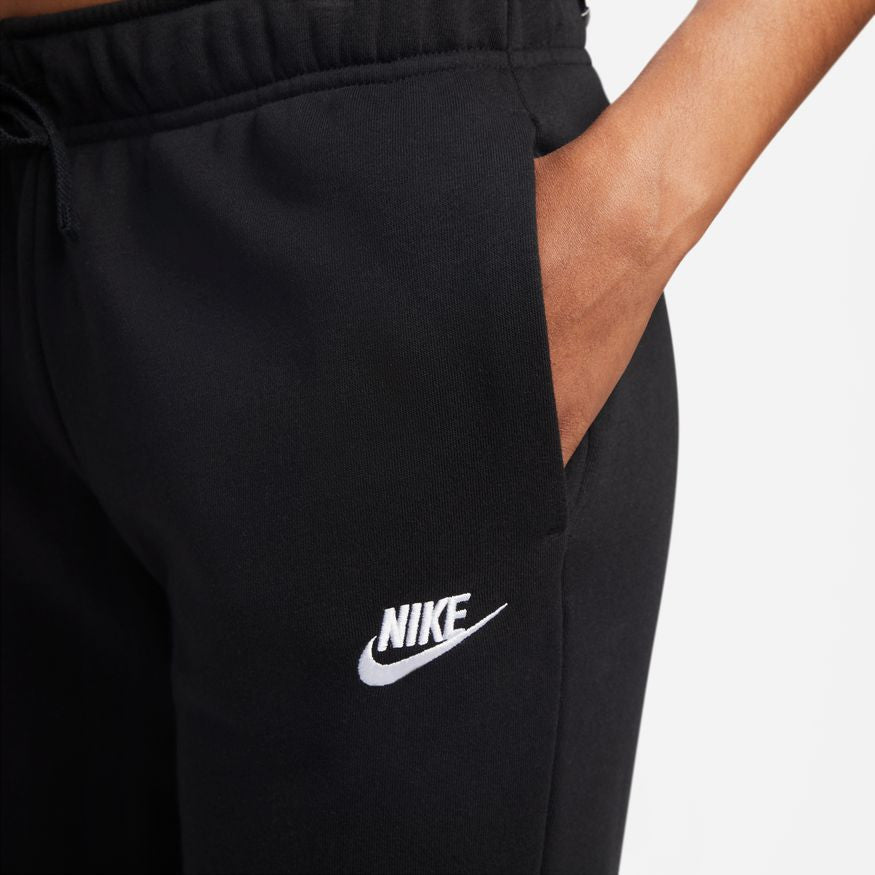 Nike Women's Sportswear Club Fleece Jogger- Black/White