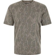 Drake Men's Head Tri Blend Crew Short Sleeve T-Shirt - Bottomland