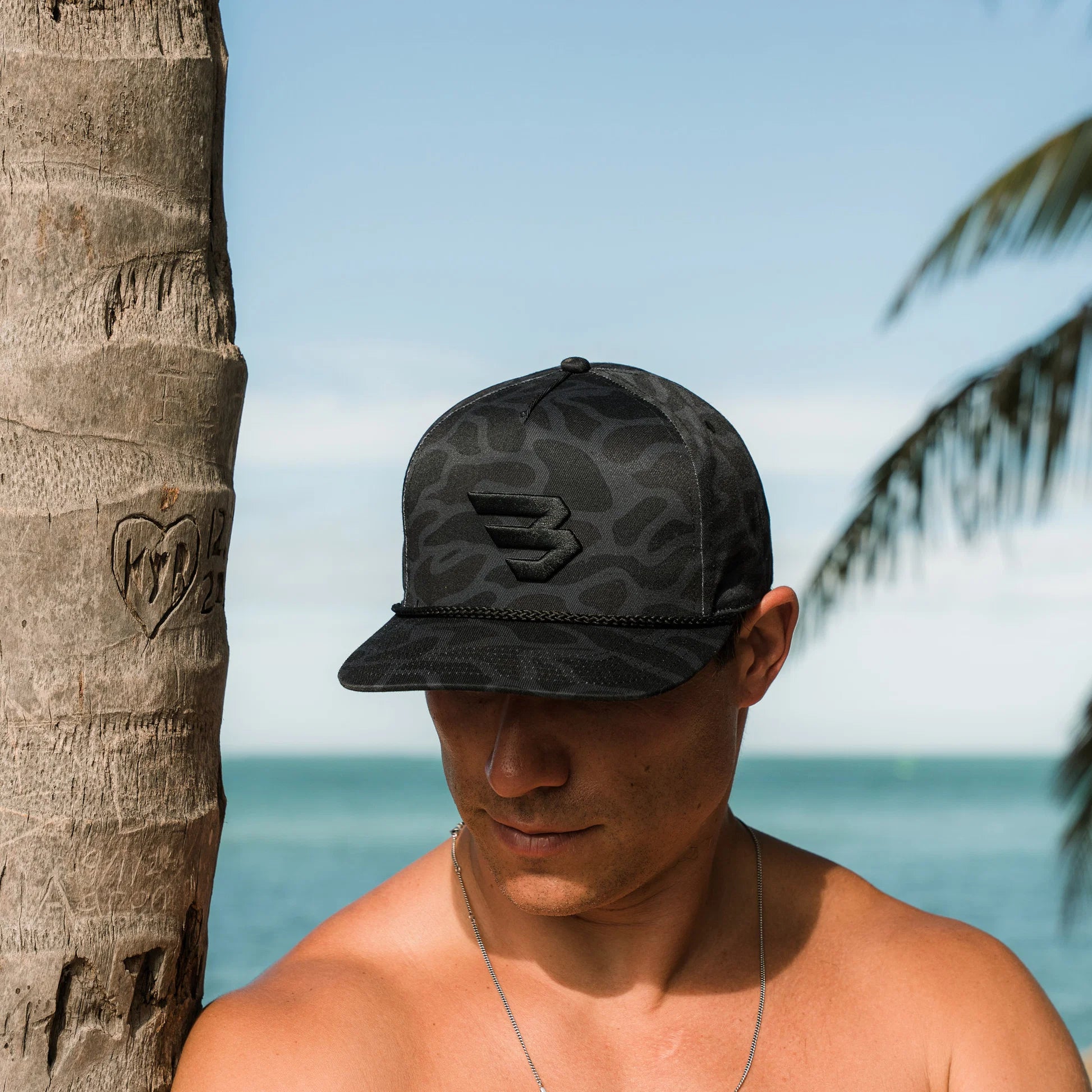 Burlebo Men's Cap - Flying B - Black Camo