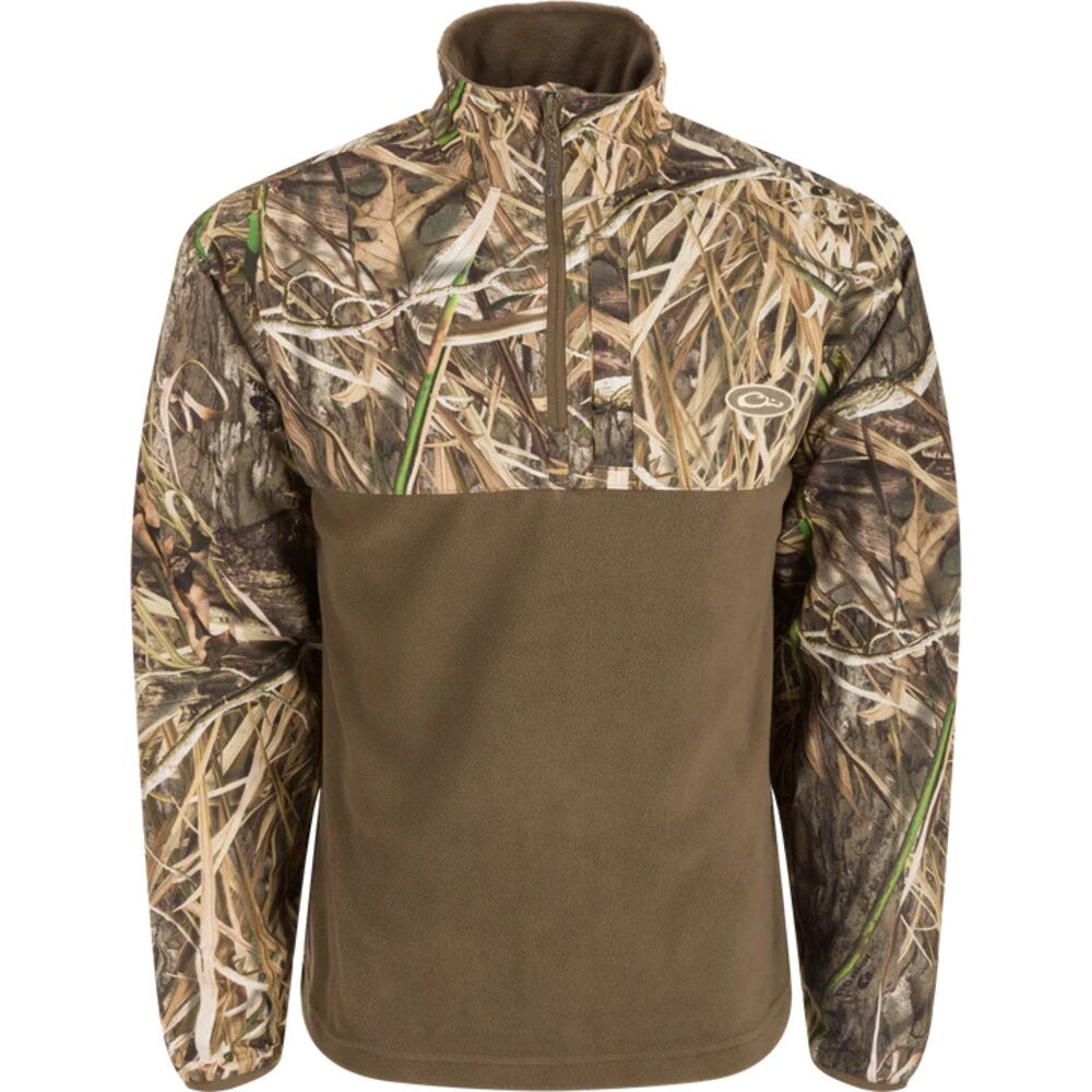 Drake Waterfowl 1/4 Zip Refuge Eqwader - Shadow Grass Habitat