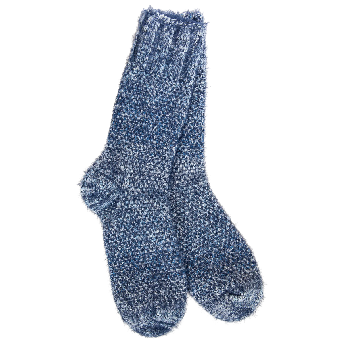 World's Softest Socks Weekend Feather Crew - Denim