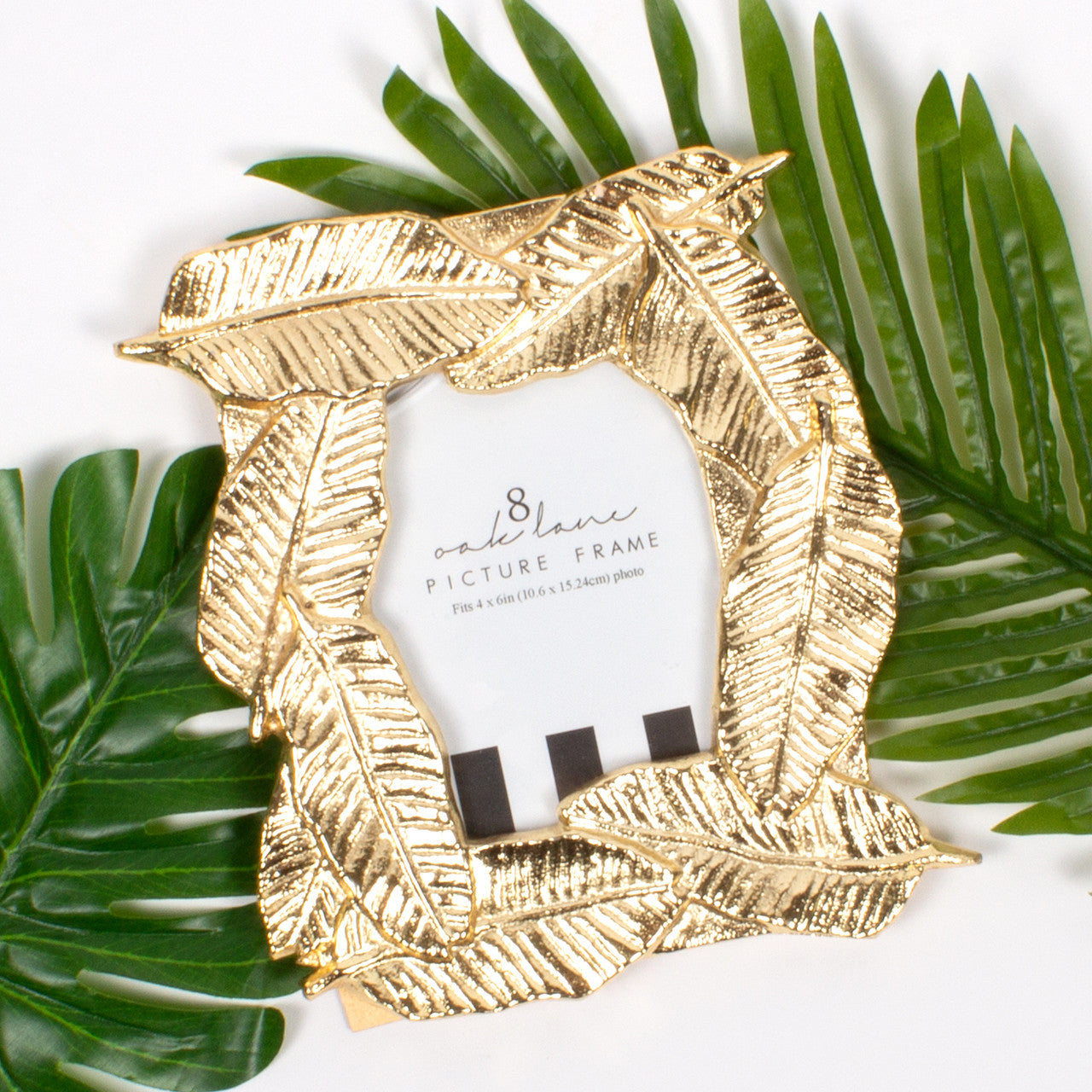 8 Oak Lane Gold Banana Leaf 4x6 Picture Frame