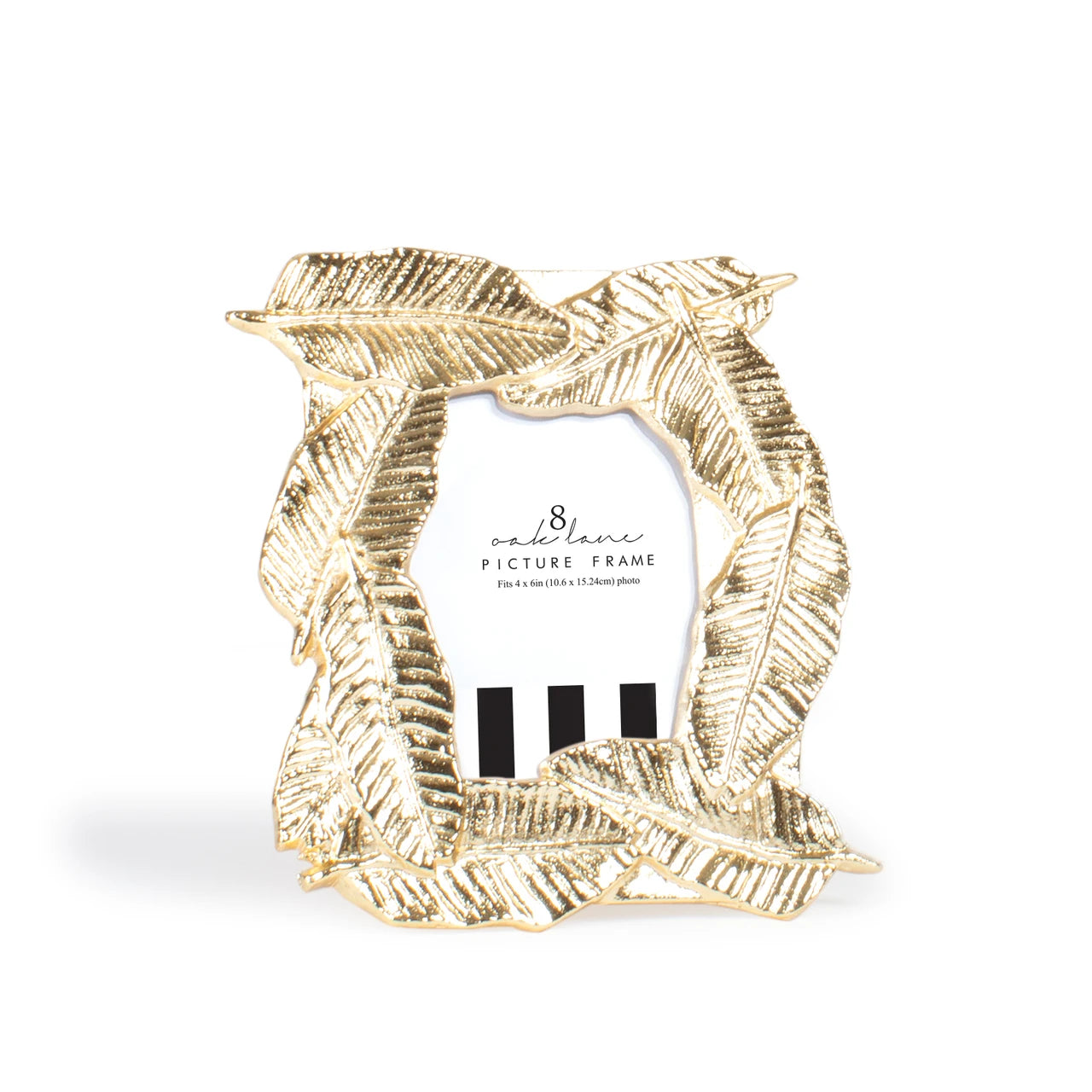8 Oak Lane Gold Banana Leaf 4x6 Picture Frame