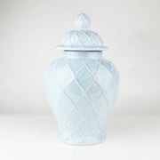8 Oak Lane Blue Large Textured Ginger Jar