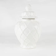 8 Oak Lane White Large Textured Ginger Jar