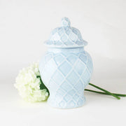 8 Oak Lane Blue Small Textured Ginger Jar