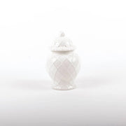 8 Oak Lane White Small Textured Ginger Jar