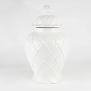 8 Oak Lane White Extra Large Textured Ginger Jar