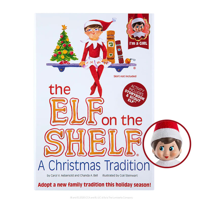 The Elf on the Shelf Tradition - Girl with Blue Eyes