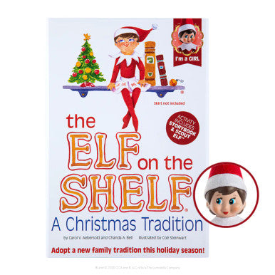 The Elf on the Shelf Tradition - Girl with Blue Eyes