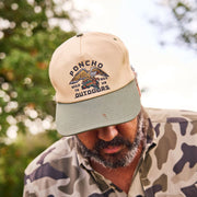 Poncho Men's Eagle and Trout Hat - Tan Eagle and Trout