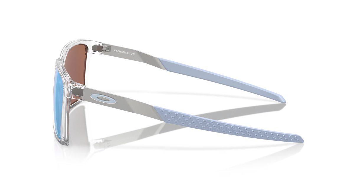 Oakley Exchange Sun Polarized Sunglasses - Polished Clear/Prizm Deep Water
