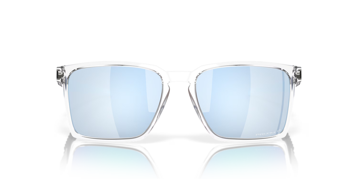 Oakley Exchange Sun Polarized Sunglasses - Polished Clear/Prizm Deep Water