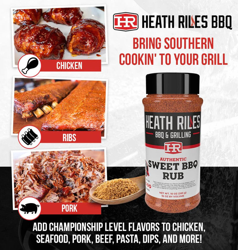 Heath Riles Sweet BBQ Rub Shaker