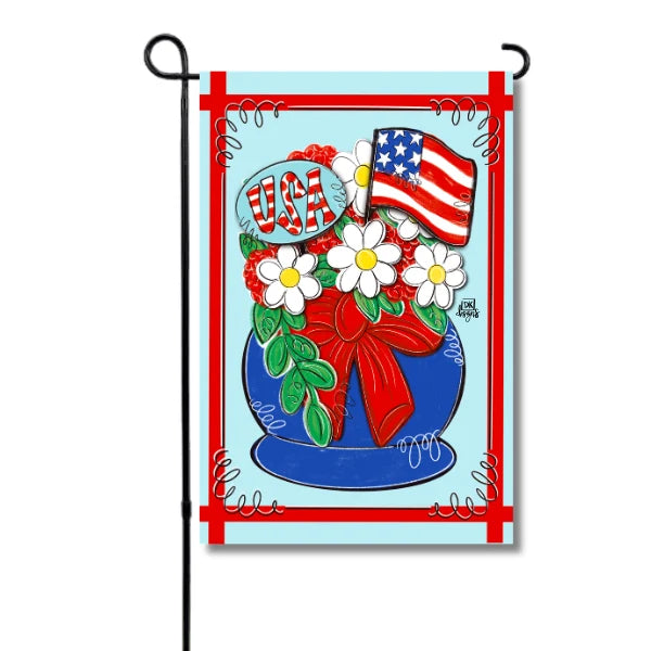 DK Designs USA Flower Pot Garden Glam