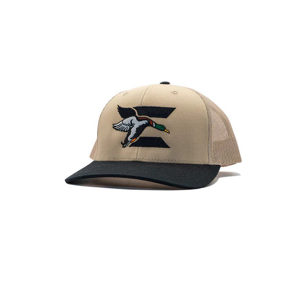 East Coast Waterfowl 2.0 Mallard Logo Hat - Khaki/Black Bill