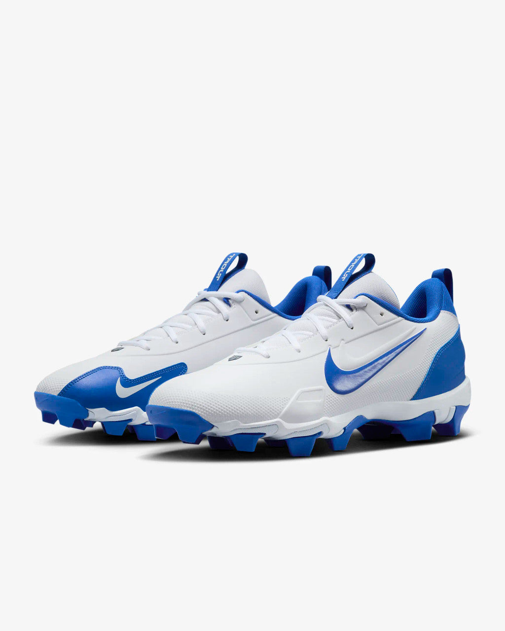 Nike Force Trout 9 Keystone Baseball Cleats - White/Midnight Navy/Football Grey/Hyper Royal