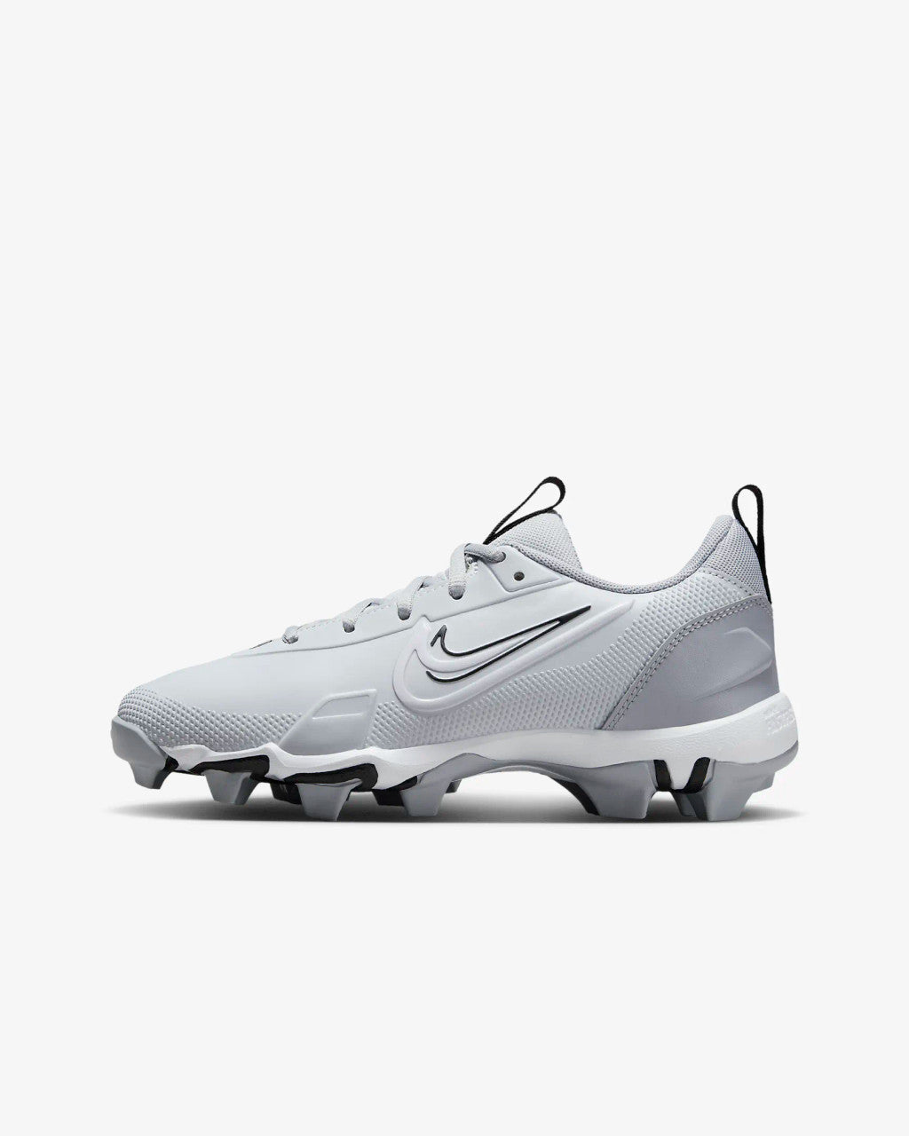 Nike Force Trout 9 Keystone Big Kids' Baseball Cleats - Pure Platinum/White/Wolf Grey/Black