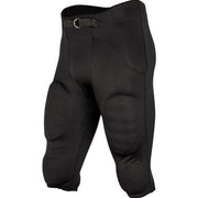 Champro Safety Integrated Football Practice Pants with Built-In Pads - Adult Black