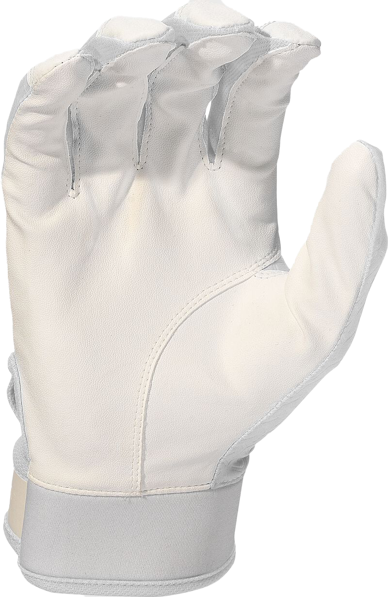 Easton Fundamental Fastpitch Youth Batting Gloves - White/White