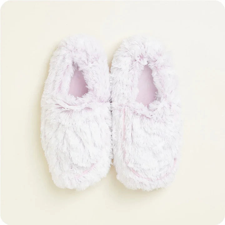 Warmies Marshmallow Lavender Slippers V2