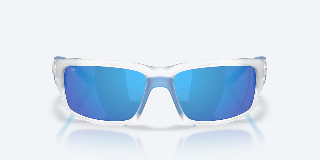 Costa Del Mar Fantail Sunglasses - Matte Clear/Blue Mirror