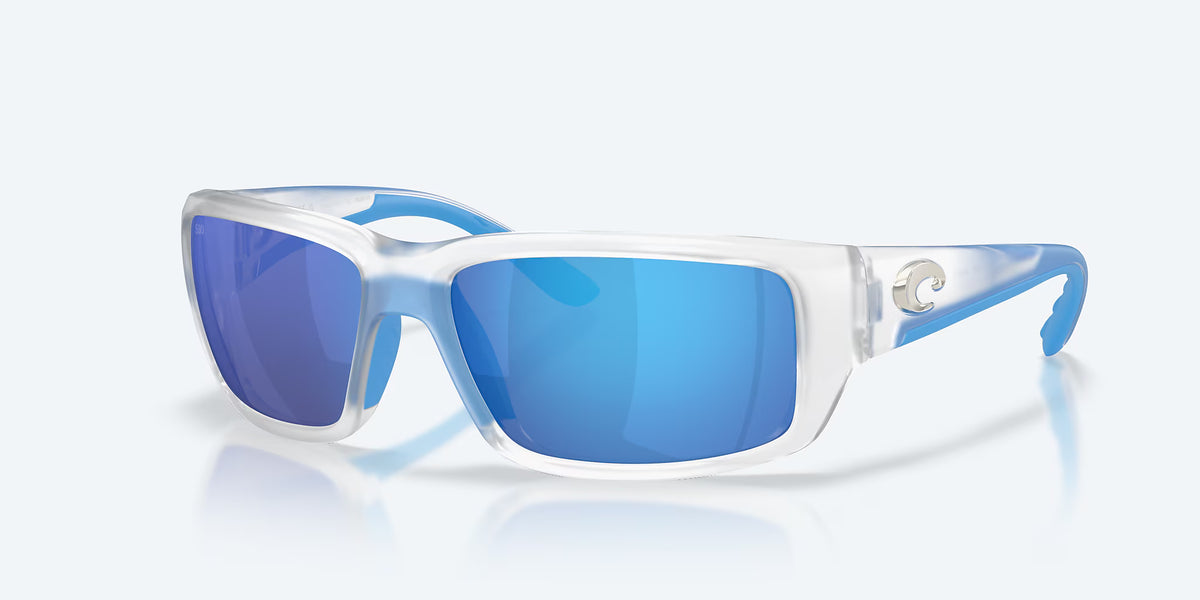 Costa Del Mar Fantail Sunglasses - Matte Clear/Blue Mirror