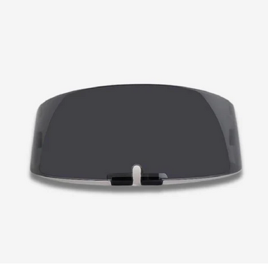 Rip-It Fielders Face Mask Visor - Smoke Gray
