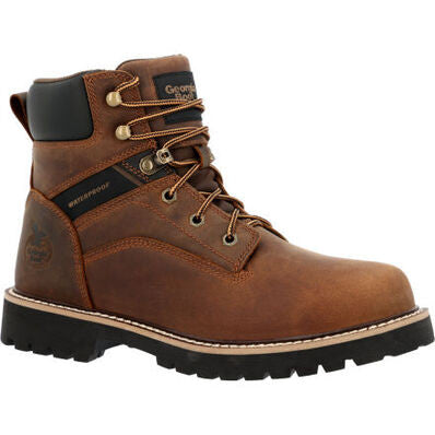 Georgia Boot Men's Core 37 Steel Toe Waterproof Work Boot - 6 inch