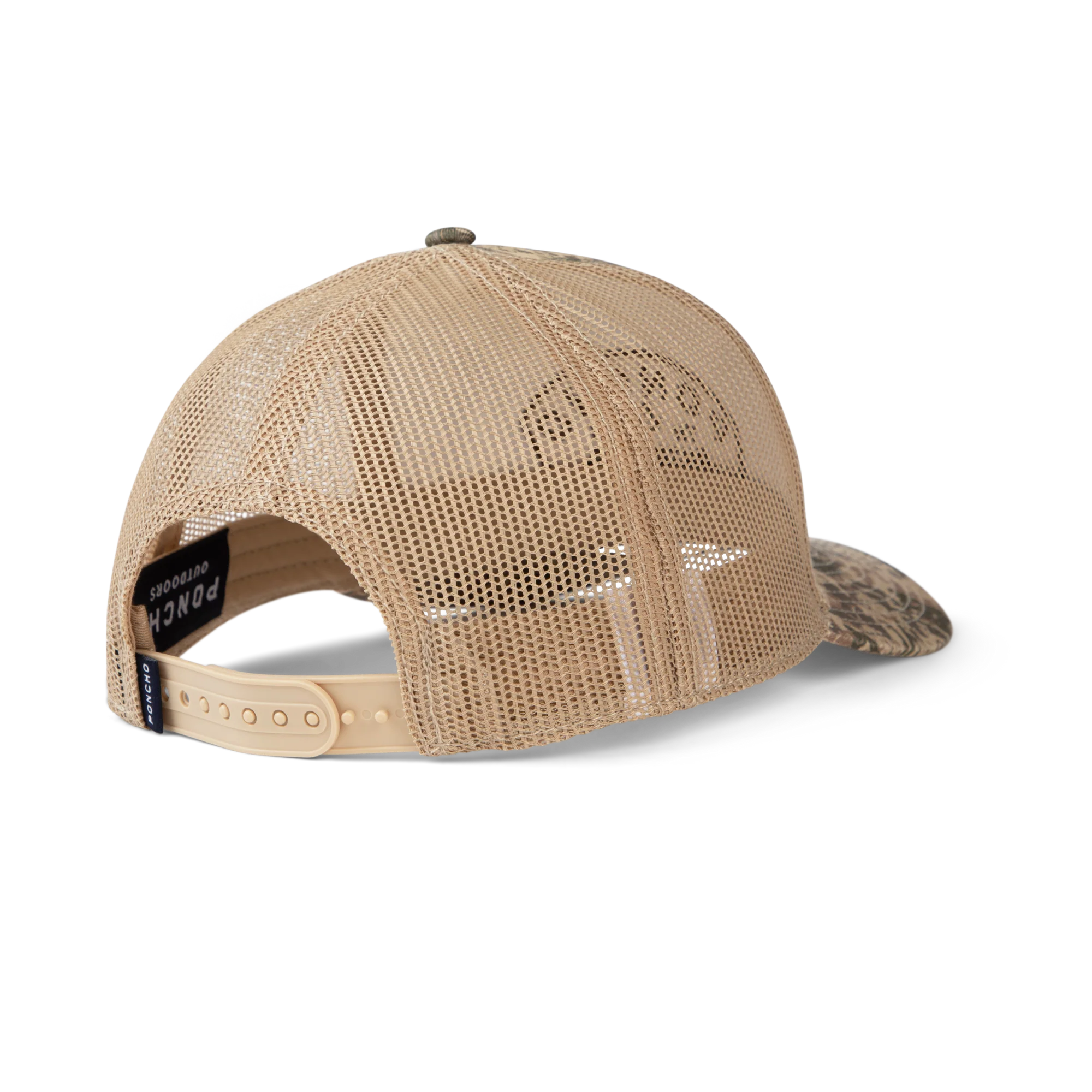 Poncho Men's The Game Hat - Dark South Zone Camo Hat