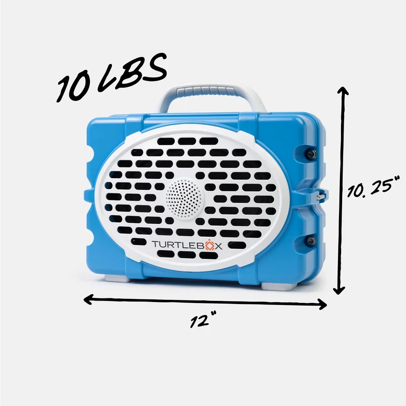 TURTLEBOX Gen 3 - Light Blue & White