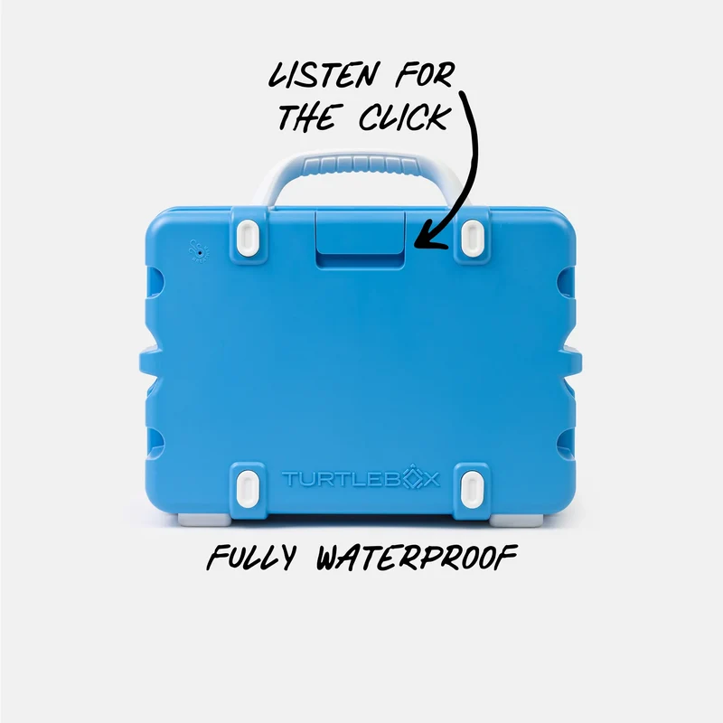 TURTLEBOX Gen 3 - Light Blue & White