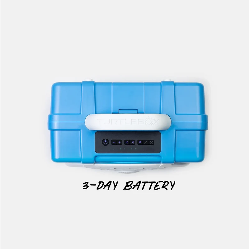 TURTLEBOX Gen 3 - Light Blue & White