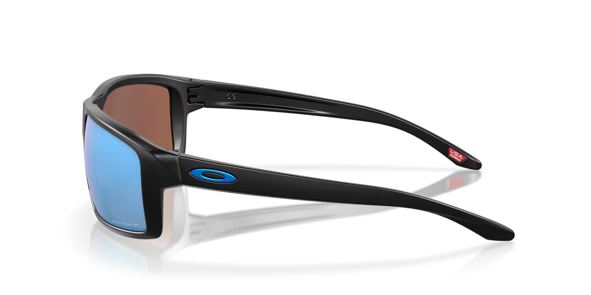 Oakley Gibston Polarized Sunglasses - Matte Black/Prizm Deep Water