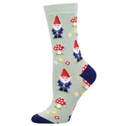 Socksmith Gnome More Mushrooms Bamboo Crew Socks