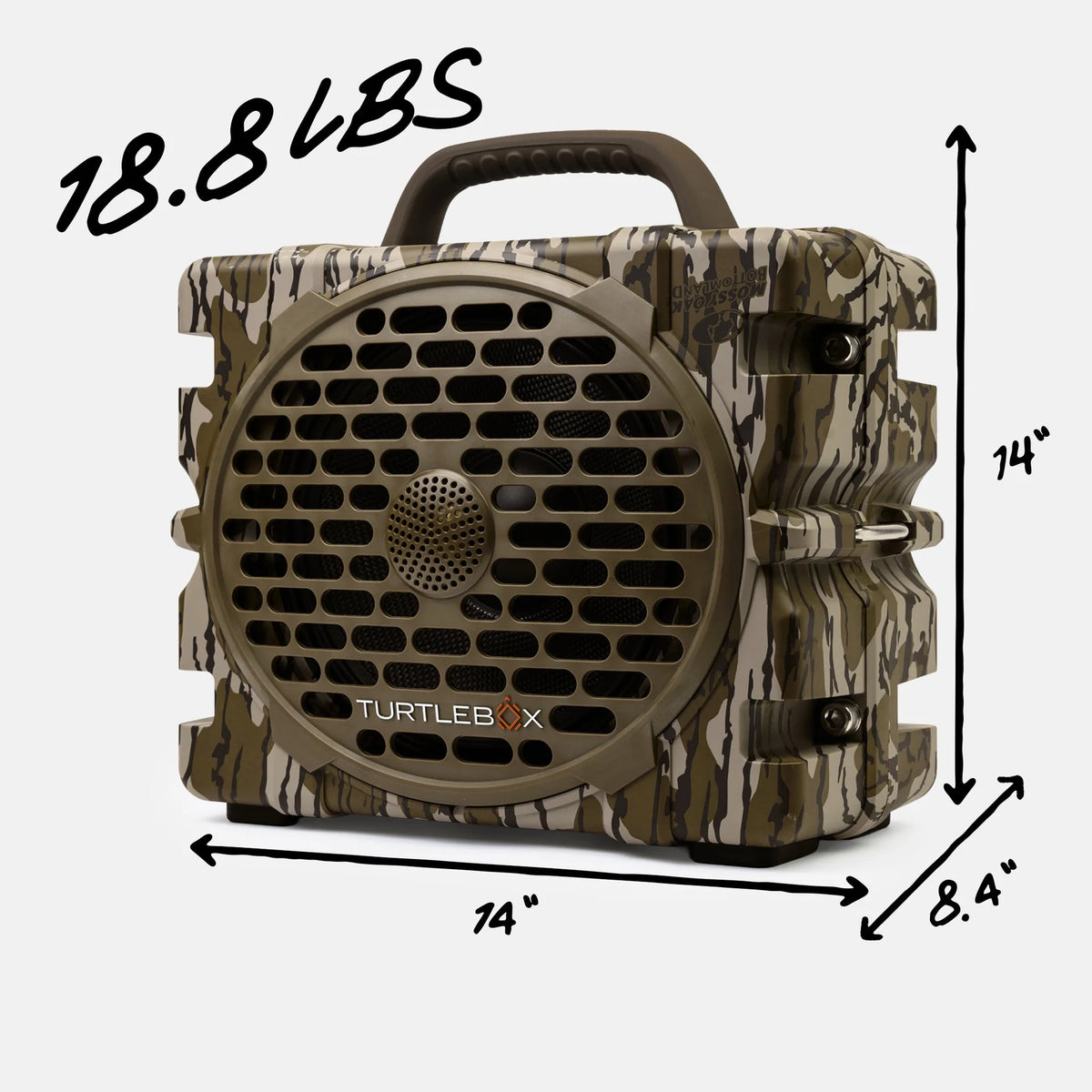 Turtlebox Grande Mossy Oak Bottomland
