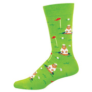 SockSmith Go-Fore! Cotton Crew Socks - Green