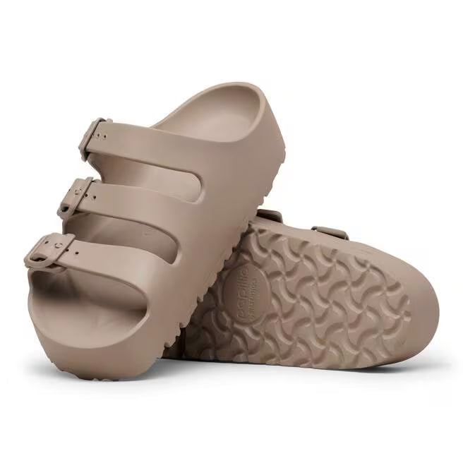 Birkenstock Women's Florida Flex Platform Sandals - Grey Taupe