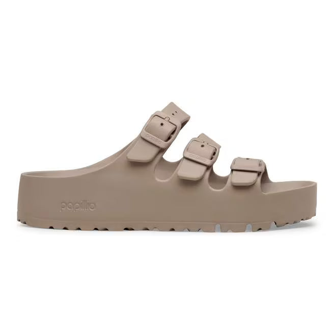 Birkenstock Women's Florida Flex Platform Sandals - Grey Taupe