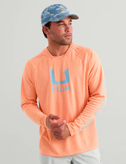 Huk Icon Performance Hoodie - Coral Reef