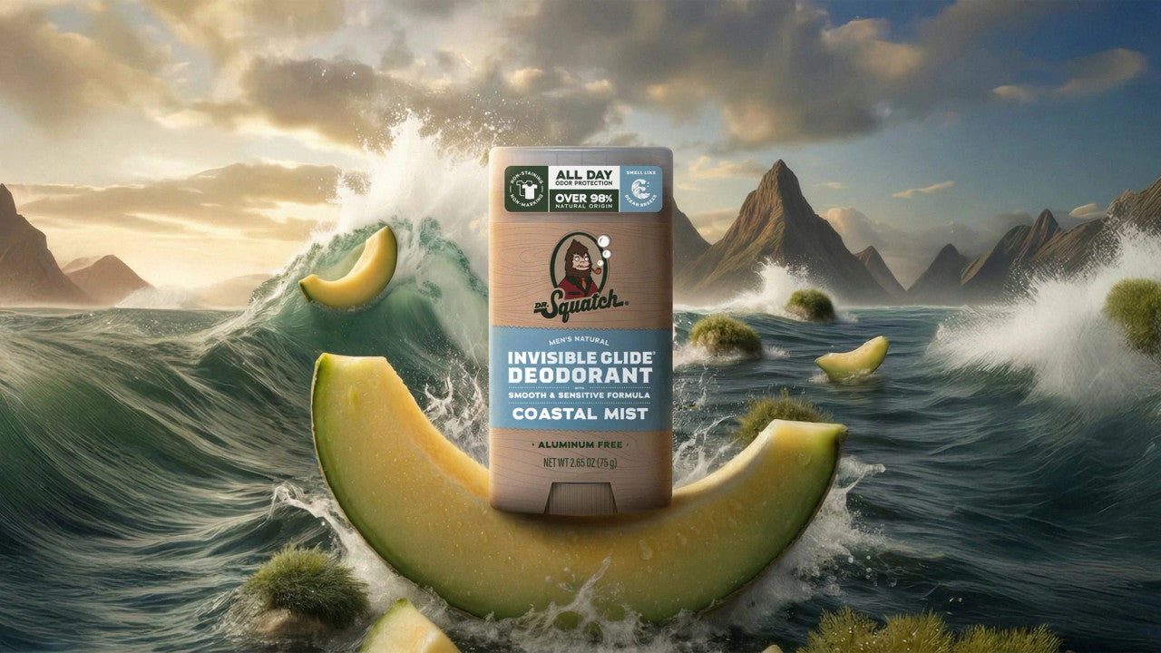 Dr. Squatch Invisible Glide Deodorant Coastal Mist