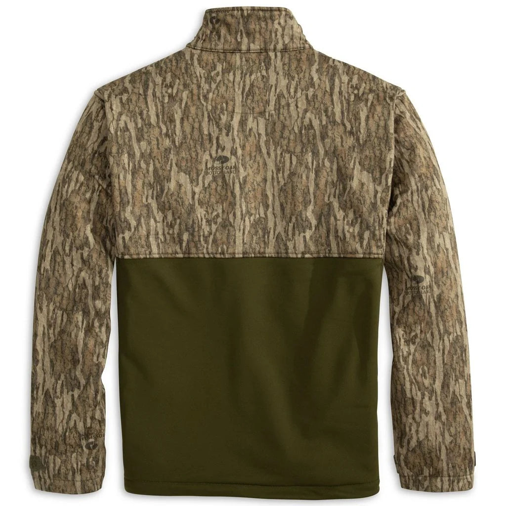 Heybo Youth Landing Zone 1/4 Zip: Mossy Oak Bottomland