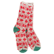 World's Softest Socks Fireside Crew Winter - Holiday
