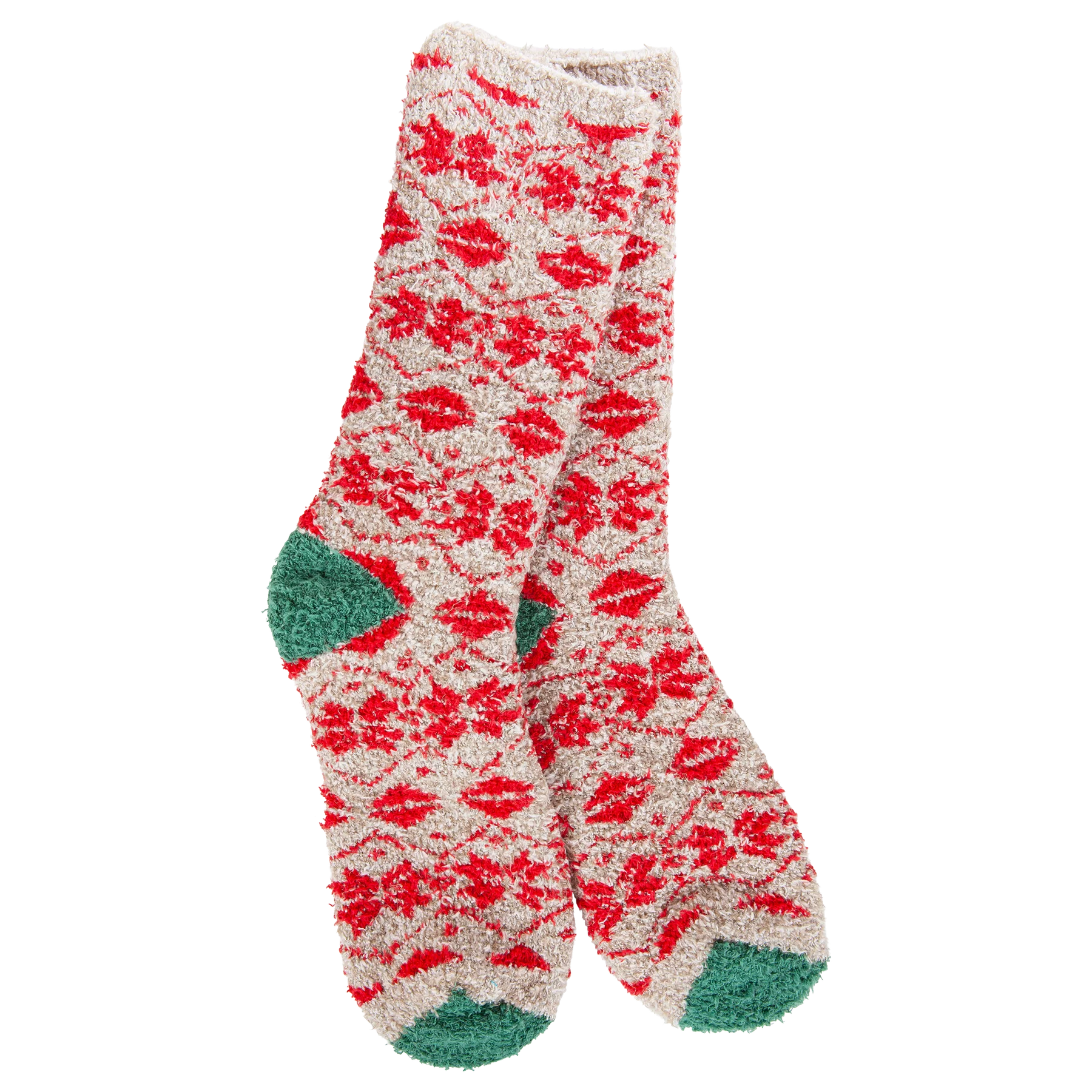 World's Softest Socks Fireside Crew Winter - Holiday