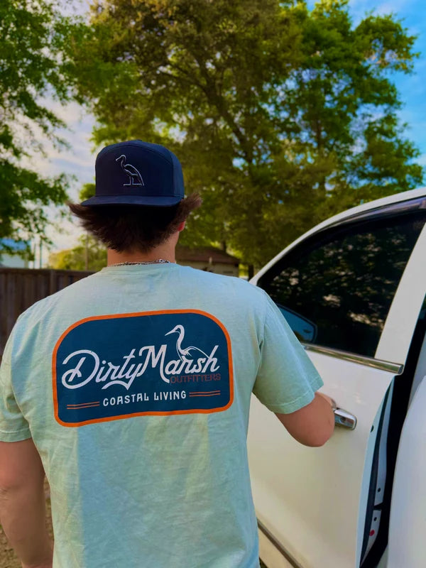 Dirty Marsh Men's Shoreline Badge Tee