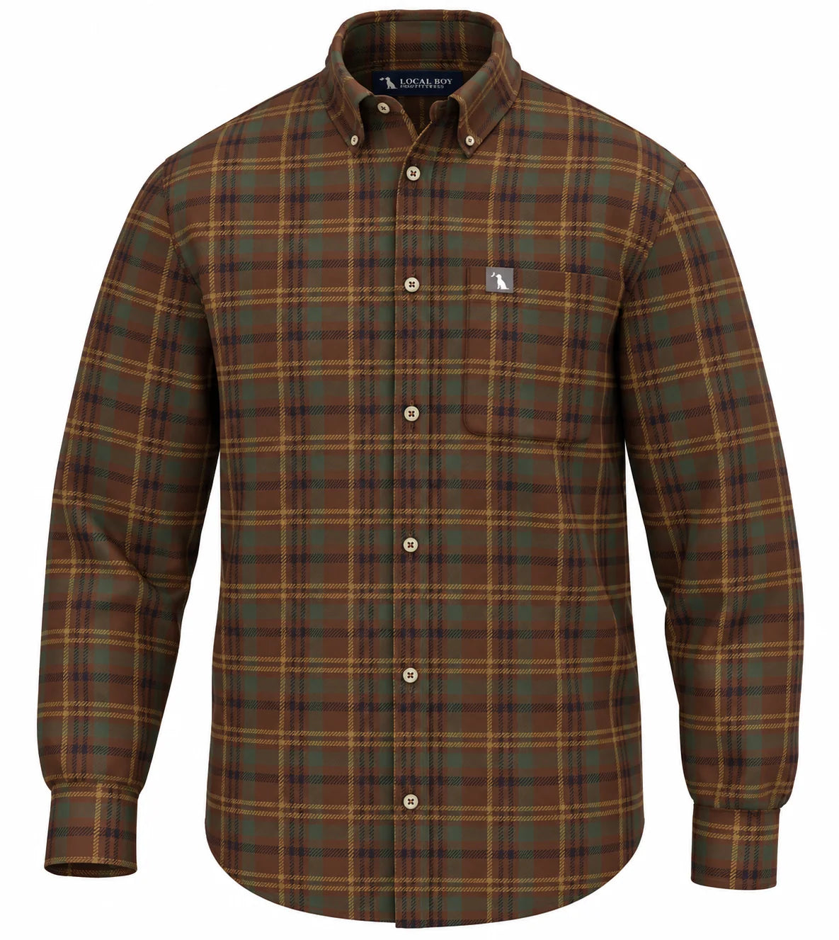 Local Boy Youth Robert Stretch Flannel