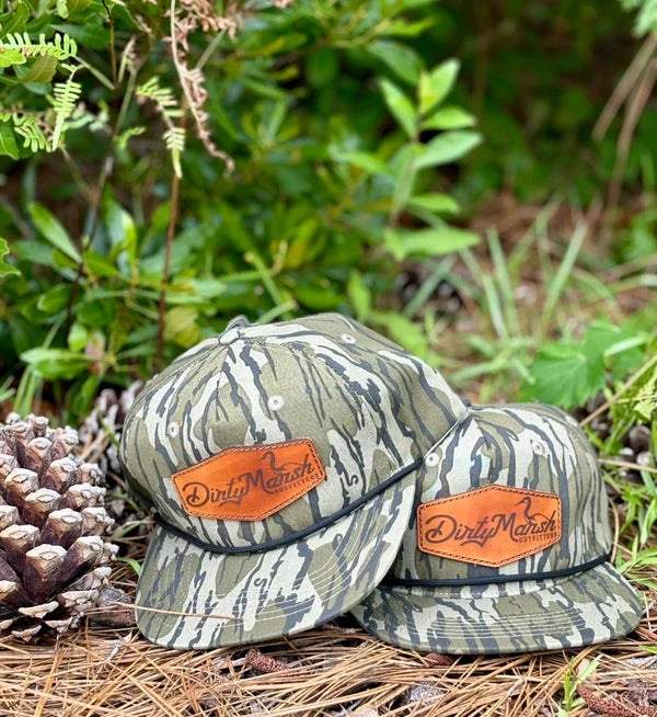 Dirty Marsh Outfitters Shoreline Leather Patch - Rope - Bottomland
